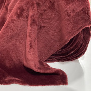 Хутро штучне для іграшок вишневий
