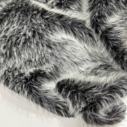 Хутро штучне чорнобурка білі кінчики Китай