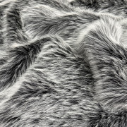 Хутро штучне чорнобурка білі кінчики Китай
